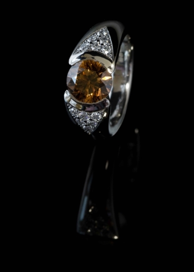 Platinum, chocolate and white diamonds